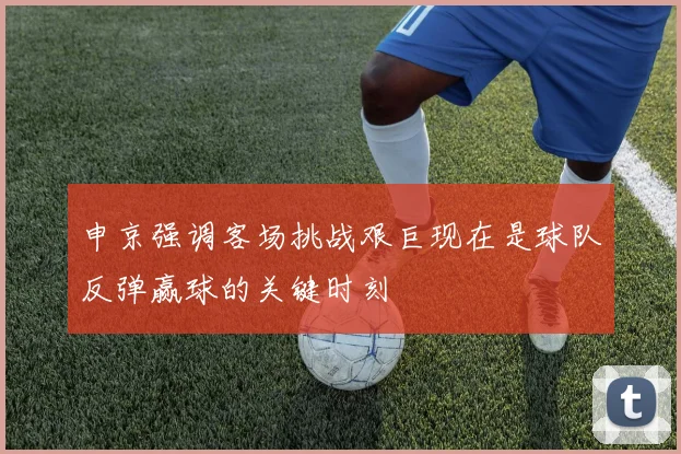 申京强调客场挑战艰巨现在是球队反弹赢球的关键时刻